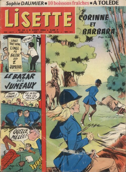 Livrenpoche : Lisette 1964 n°32 : Corinne et Barbara - Collectif - Livre