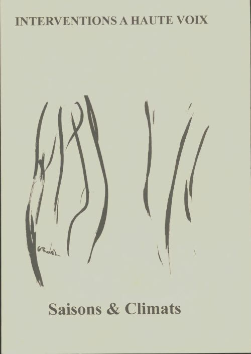 Livrenpoche : Interventions à haute voix n°37 : Saisons & climats - Collectif - Livre