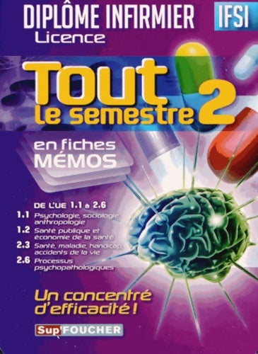 Livrenpoche : Tout le semestre 2 en fiches mémos - Kamel Abbadi - Livre