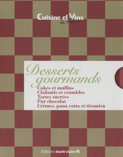 Livrenpoche : Coffret bibliothèque desserts gourmands - Collectif - Livre