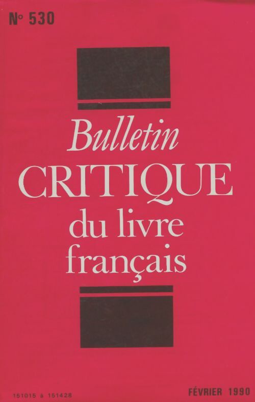 Livrenpoche : Bulletin critique du livre français n°530 - Collectif - Livre