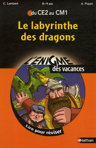 Livrenpoche : Énigme vac CE2 au CM1 labyrint - Christophe Lambert - Livre