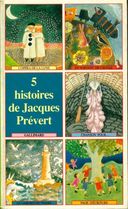 Livrenpoche : 5 histoires - Jacques Prévert - Livre