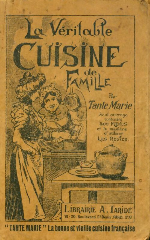 Livrenpoche : La véritable cuisine de famille -  Tante Marie - Livre