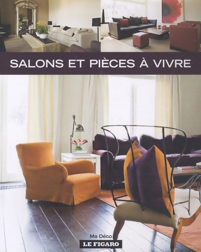 Livrenpoche : Salons et pièces à vivre - Collecitf Le Figaro - Livre