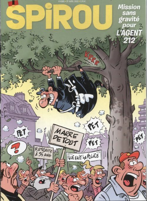 Livrenpoche : Spirou n°4385 : Mission sans gravité pour l'Agent 212 - Collectif - Livre