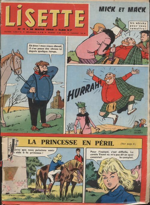 Livrenpoche : Lisette 1962 n°11 : La princesse en péril - Collectif - Livre