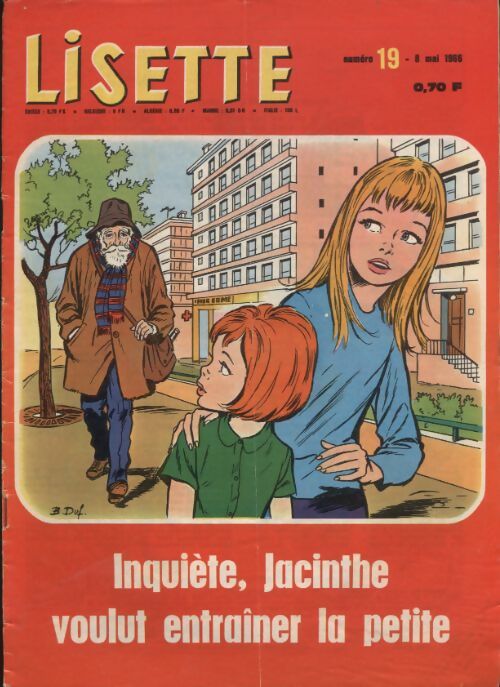 Livrenpoche : Lisette 1966 n°19 : Inquiète, Jacinthe voulut entraîner la petite - Collectif - Livre