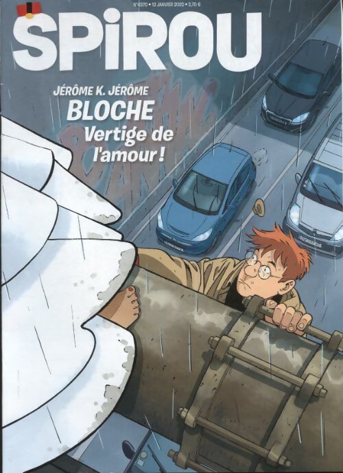 Livrenpoche : Spirou n°4370 : Jérôme K. Jérôme; Bloche vertige de l'amour - Collectif - Livre