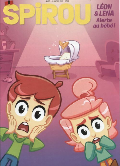Livrenpoche : Spirou n°4371 : Léon et Lena, alerte au bébé ! - Collectif - Livre