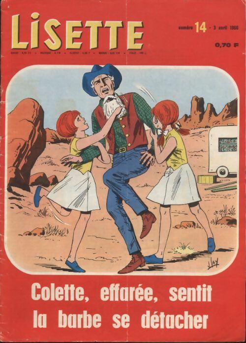 Livrenpoche : Lisette 1966 n°14 : Colette, effarée, sentit la barbe se détacher - Collectif - Livre