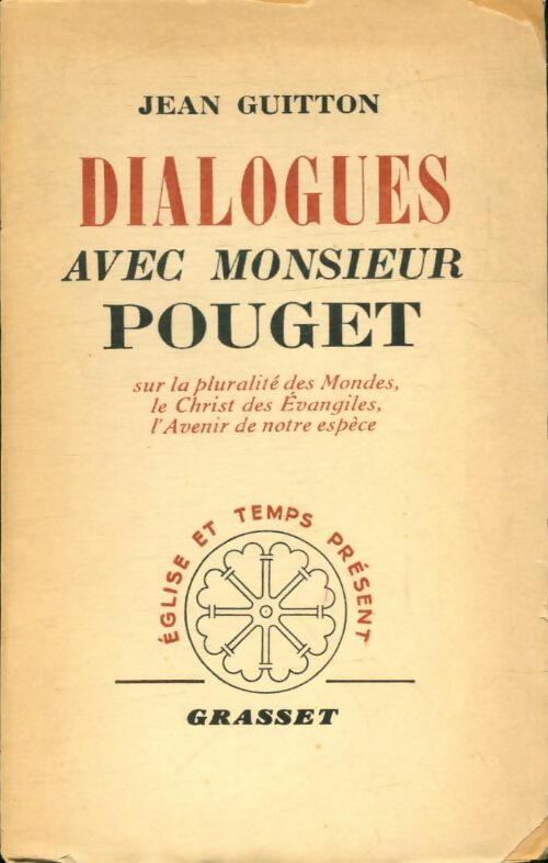 Livrenpoche : Dialogues avec monsieur Pouget - Jean Guitton - Livre