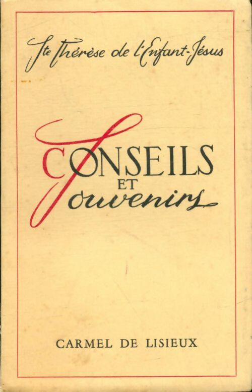 Livrenpoche : Conseils et souvenirs - Sainte Thérèse De Jésus - Livre