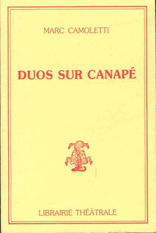 Livrenpoche : Duos sur canapé - Marc Camoletti - Livre