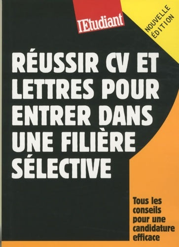 Livrenpoche : Réussir CV et lettres pour entrer dans une filière sélective - Christine Aubrée - Livre