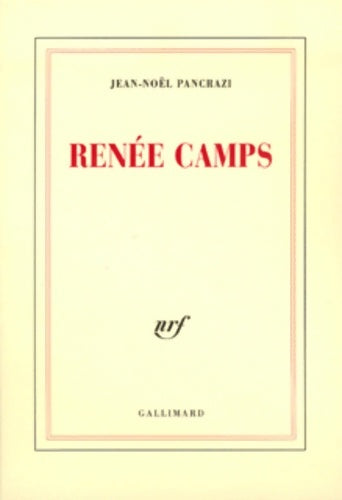 Livrenpoche : Renée Camps - Jean-Noël Pancrazi - Livre