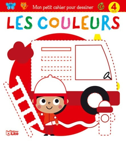 Livrenpoche : Mon petit cahier pour dessiner : Les couleurs - 4 ans - Isabelle Jacqué - Livre