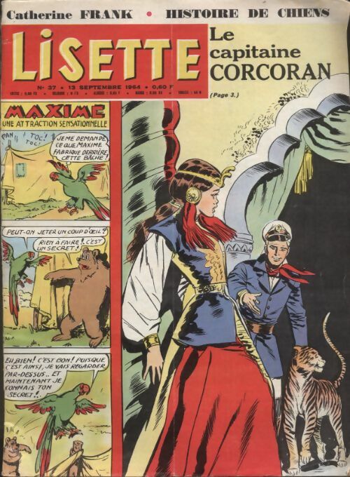Livrenpoche : Lisette 1964 n°37 : Le capitaine Corcoran - Collectif - Livre