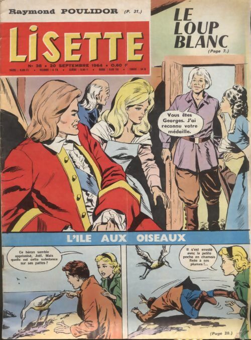 Livrenpoche : Lisette 1964 n°38 : L'ile aux oiseaux - Collectif - Livre