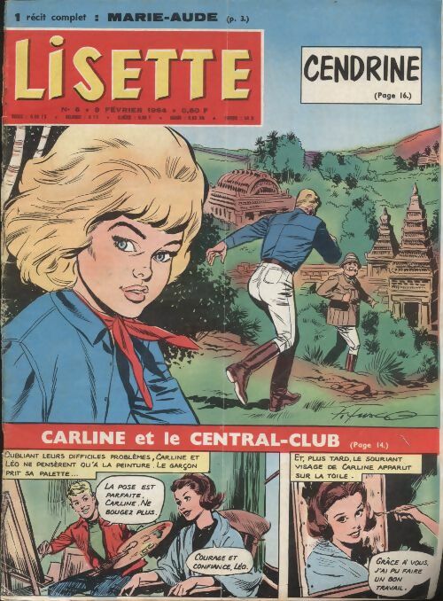 Livrenpoche : Lisette 1964 n°6 : Carline et le central club - Collectif - Livre