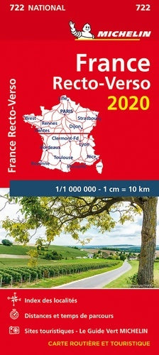 Livrenpoche : France - recto-verso 2020 - Michelin - Livre