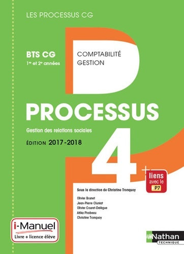 Livrenpoche : Processus 4 - BTS cg 1re et 2e années - Olivier Brunet - Livre