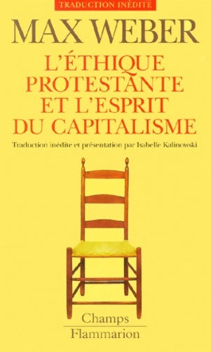 Livrenpoche : L'éthique protestante et l'esprit du capitalisme - Max Weber - Livre