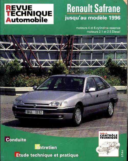 Livrenpoche : Renault Safrane - 1992 à 1996 - Collectif - Livre