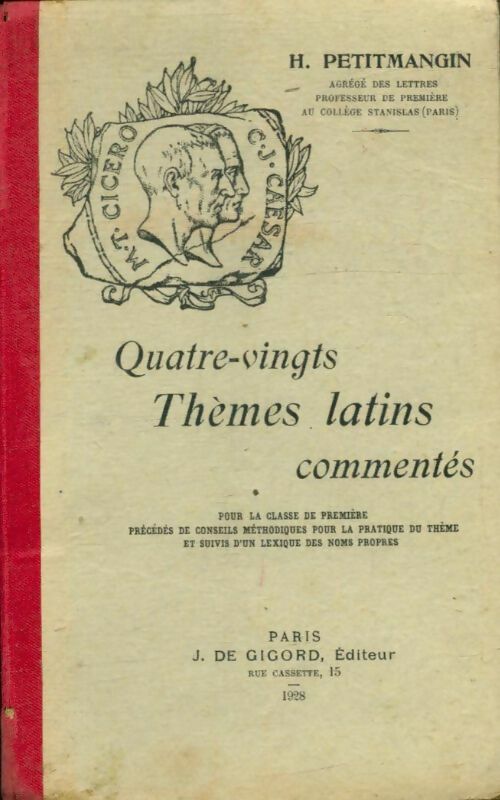 Livrenpoche : Quatre-vingts thèmes latins commentés - H. Petitmangin - Livre