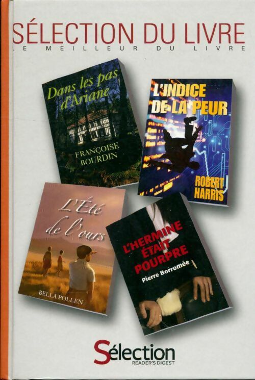 Livrenpoche : Dans les pas d'Ariane / L'indice de la peur / L'été de l'ours / L'hermine était pourpre - Collectif - Livre