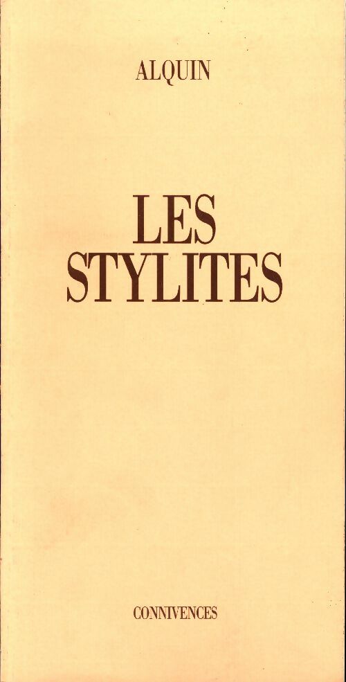 Livrenpoche : Les stylites - Alquin - Livre