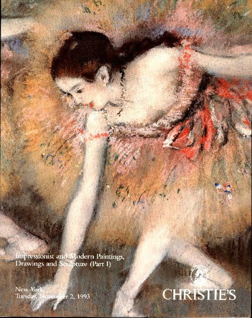 Livrenpoche : Impressionnist and modern paintings, drawings and sculpture Part I november 2, 1993 - Collectif - Livre