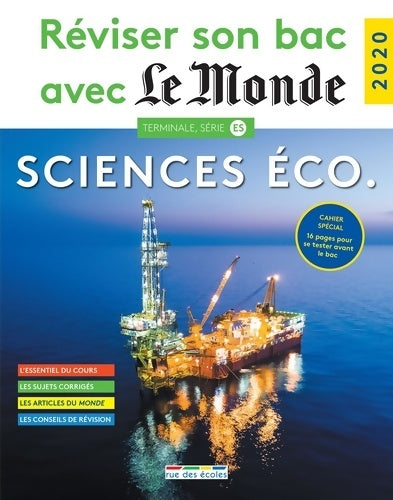 Livrenpoche : Sciences éco Terminales série ES 2020 - Collectif - Livre