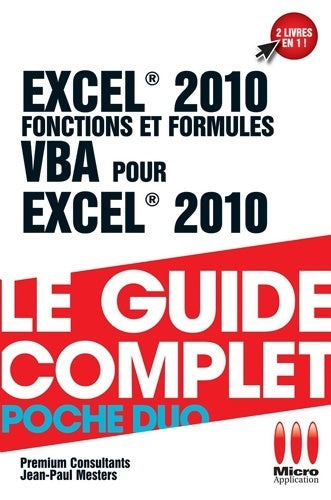 Livrenpoche : Excel 2010 fonctions et formules & vba - Collectif - Livre