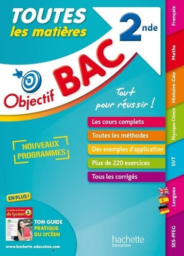 Livrenpoche : Objectif bac - toutes les matières Seconde - Muriel Schwartz - Livre