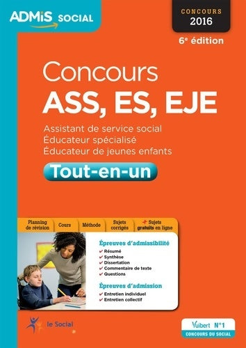 Livrenpoche : Concours ass es eje tout en un 2016 6e edt - Isabelle Camenen Kaya - Livre