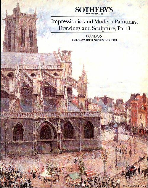 Livrenpoche : Impressionist and mordern paintings, drawings and sculpture Part I november 1993 - Collectif - Livre