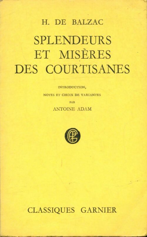 Livrenpoche : Splendeurs et misères des courtisanes - Honoré De Balzac - Livre