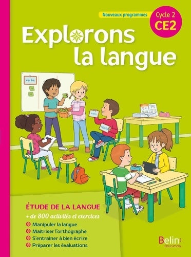 Livrenpoche : Explorons la langue CE2 - manuel - Gérald Jeangrand - Livre