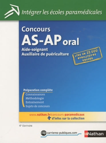 Livrenpoche : Concours AS/AP epr orale n15 - Annie Godrie - Livre