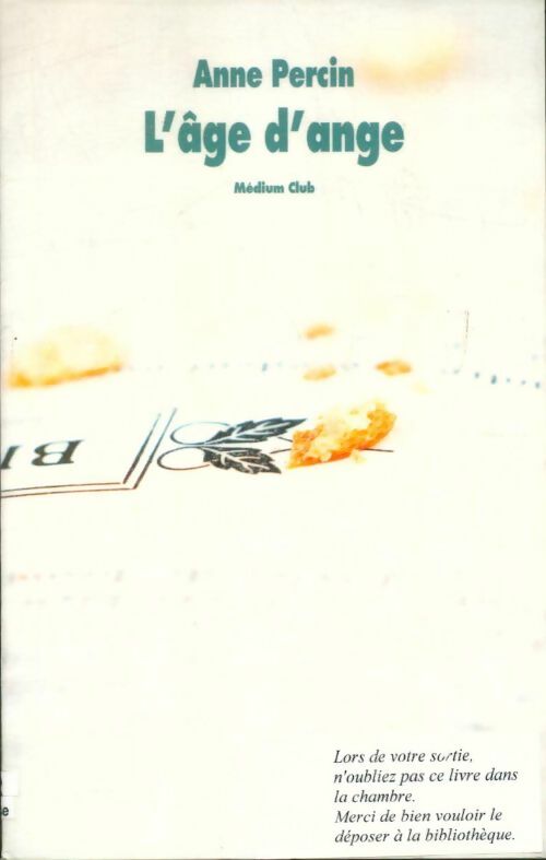 Livrenpoche : L'âge d'ange - Anne Percin - Livre