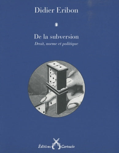 Livrenpoche : De la subversion. Droit, norme et politique - Didier Eribon - Livre
