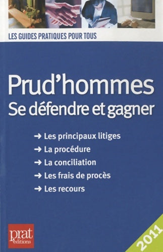 Livrenpoche : Prud'hommes : Se défendre et gagner 2011 - Brigitte Vert - Livre