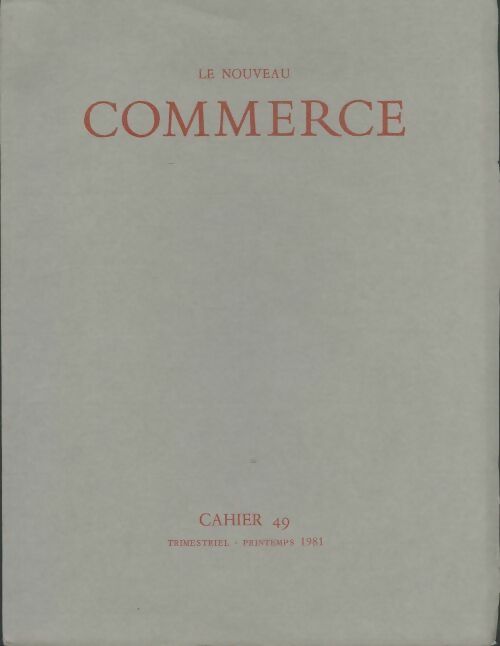 Livrenpoche : Le nouveau commerce n°49 - Collectif - Livre