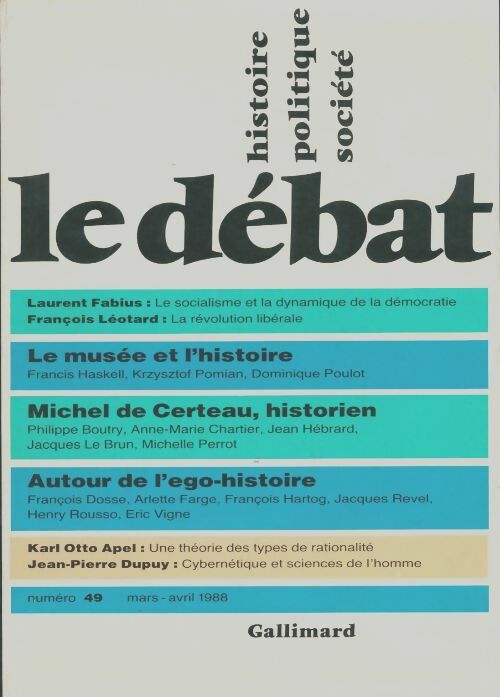 Livrenpoche : Le débat n°49 - Collectif - Livre