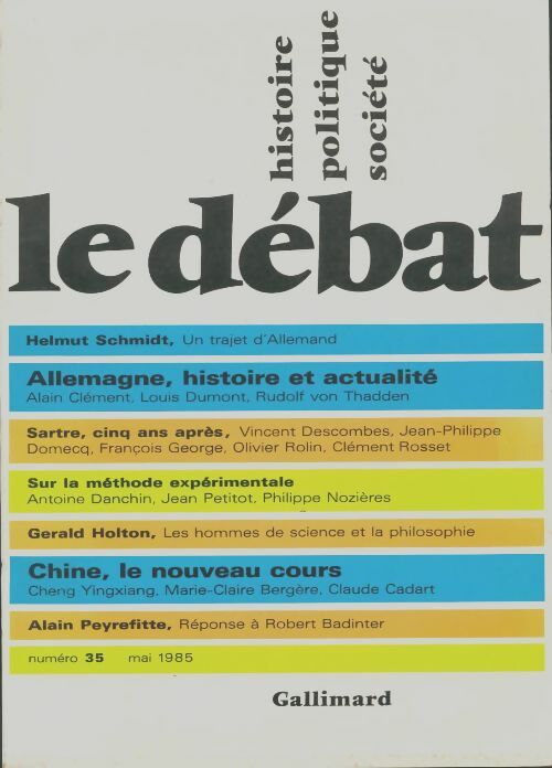 Livrenpoche : Le débat n°35 - Collectif - Livre