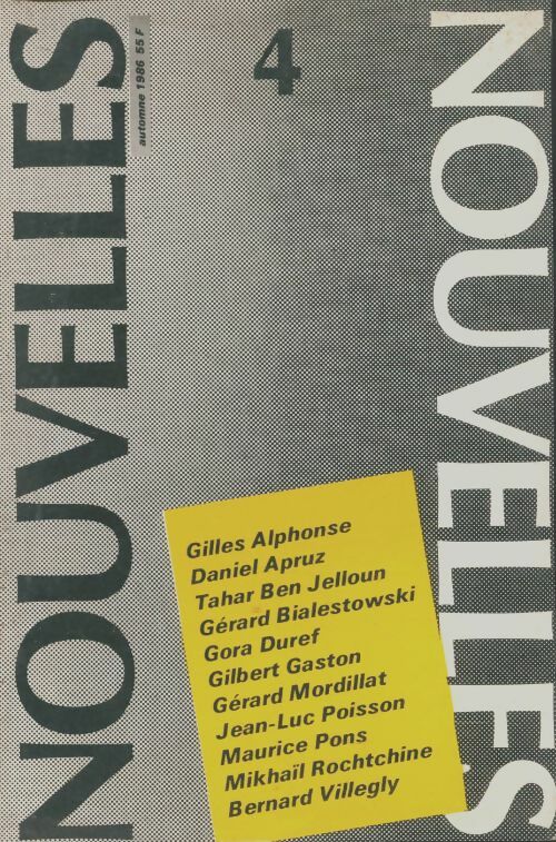Livrenpoche : Nouvelles nouvelles n°4 - Collectif - Livre