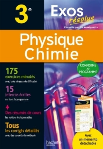 Livrenpoche : Exos résolus physique-chimie 3e - Paul Bramand - Livre