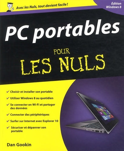 Livrenpoche : Pc portables ed windows 8 pour les nuls - Dan Gookin - Livre