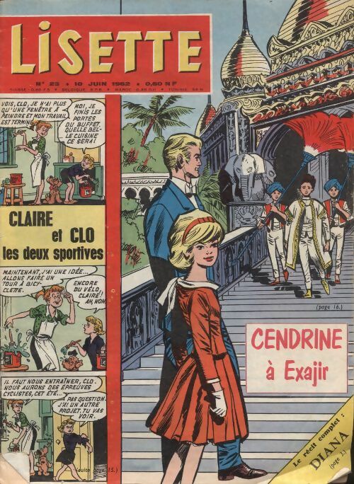 Livrenpoche : Lisette 1962 n°23 : Cendrine à Exajir - Collectif - Livre